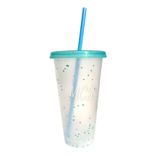 Load image into Gallery viewer, Single Color Confetti Color Changing Cold Cup Bundle - 24oz
